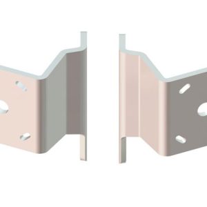 Dual Side Mount to Jackplates 2 inch Aft Setback 2 inch Rise Port/Starboard Side White