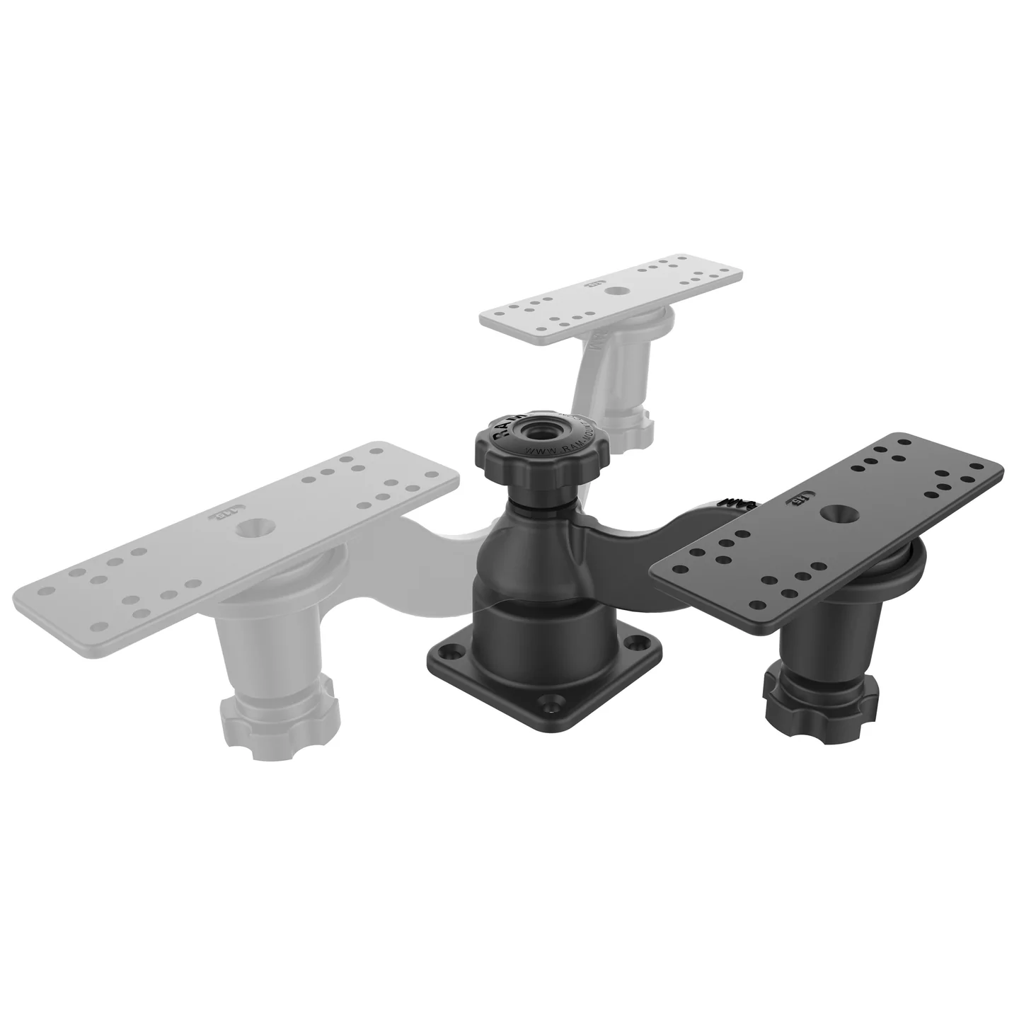 RAM-109HU - RAM Mounts Horizontal 6" Swing Arm Mount for Fishfinders - Image 3