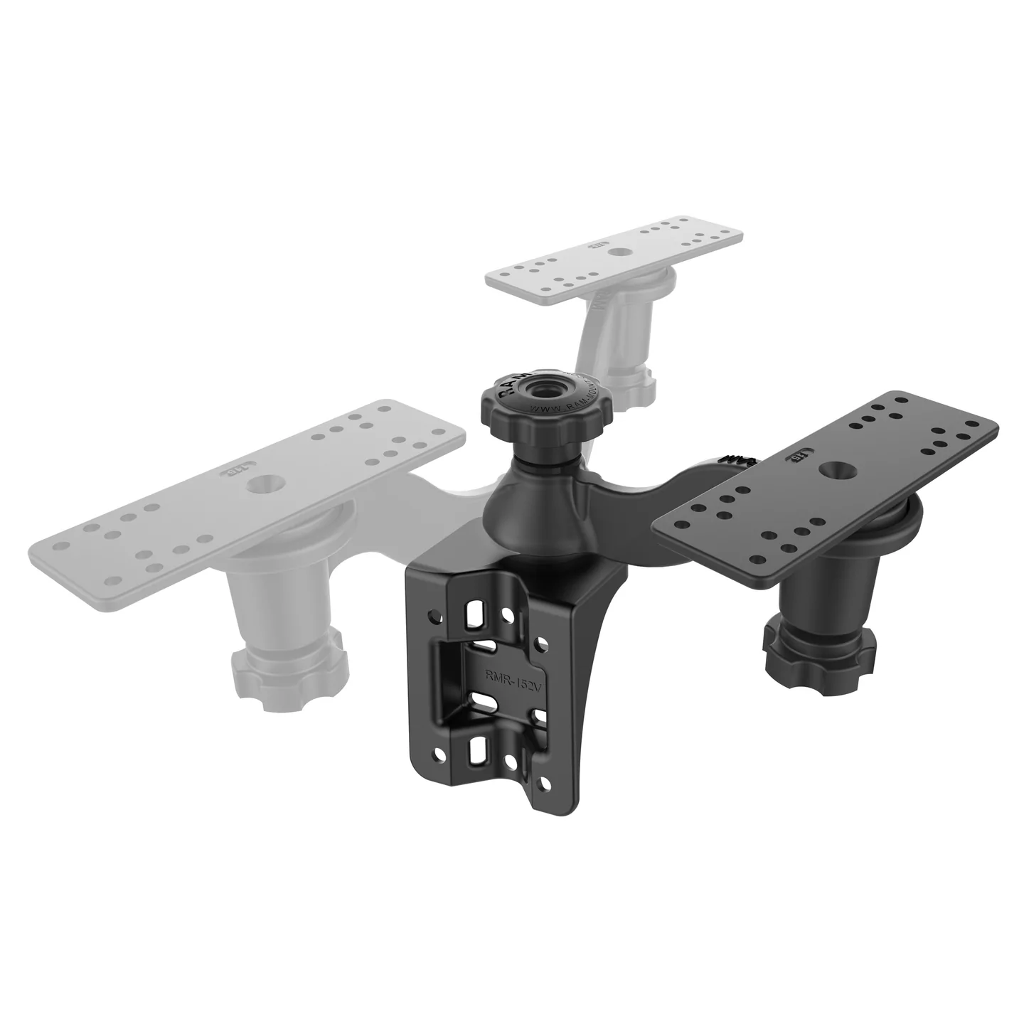 RAM-109VU - RAM Mounts Vertical 6" Swing Arm Mount for Fishfinders - Image 3