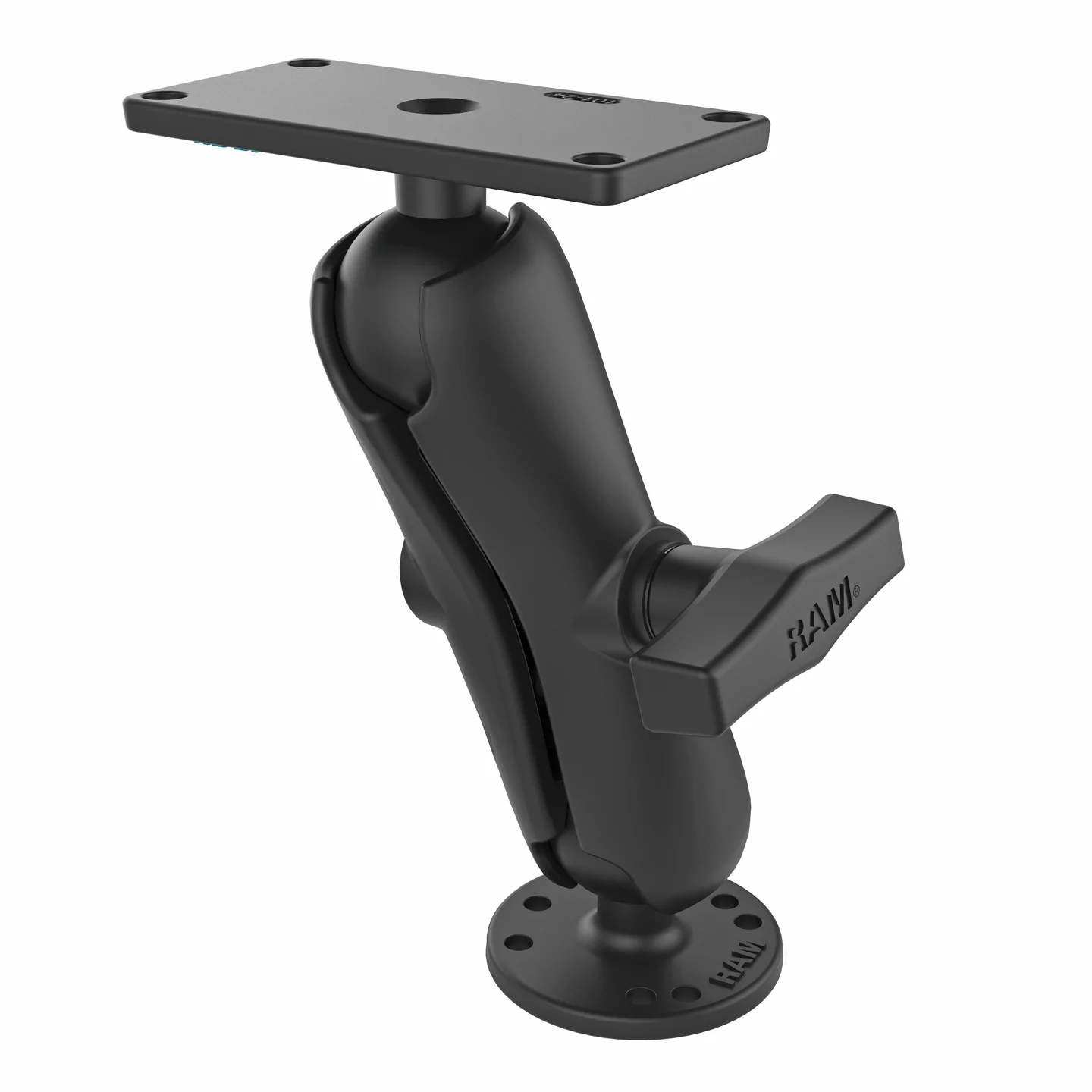 RAM-202-24-202U - RAM Mounts Drill-Down Double Ball Mount for Humminbird Helix 7 - Image 2