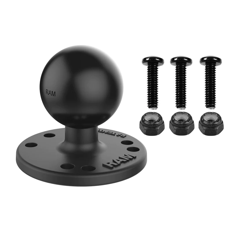 RAM-202-G4U - RAM Mounts Ball Adapter with Hardware for Select Garmin Fishfinders - Image 2