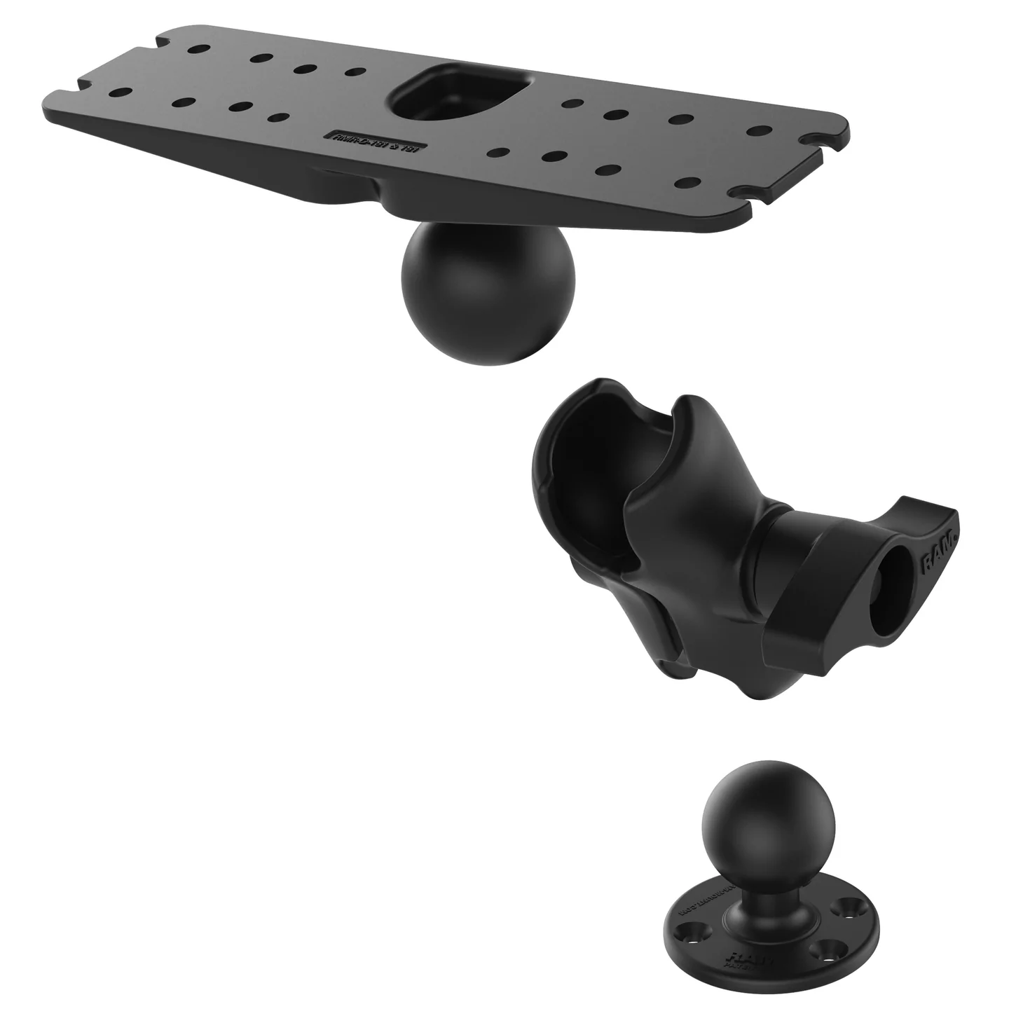RAM-D-111U-C - RAM Mounts Large Marine Electronics Mount – Short Arm - Image 5