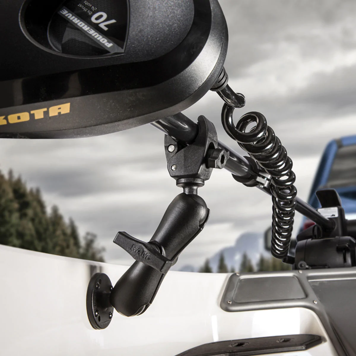 RAP-400-202U - RAM Mounts Trolling Motor Stabilizer with Tough-Claw - Image 2