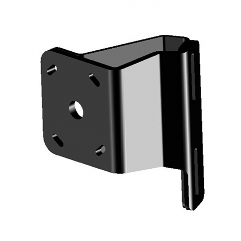 Braced Side Mount to Jackplate 2 inch Setback 2 inch Rise Port Side Black