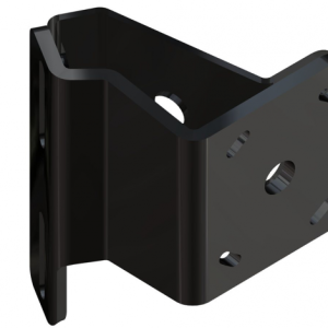Braced Side Mount to Jackplate 2 inch Setback 2 inch Rise Starboard Side Black