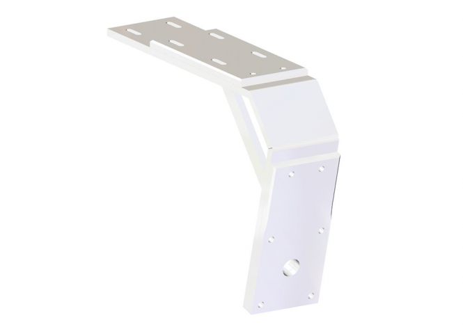 Deck Mount Long-Long 13 inch Aft 11 inch Drop White