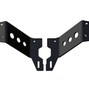 Dual Mounts Between Jackplate or Transom and Motor 5 inch Setback 6 inch Rise Black