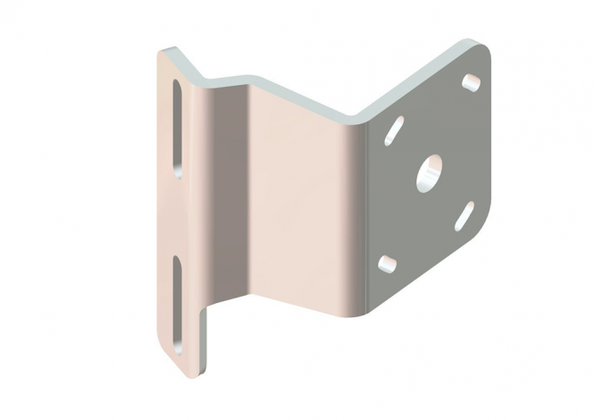 Side Mount to Jackplate Negative 2 inch Aft Setback 2 inch Rise Starboard Side White
