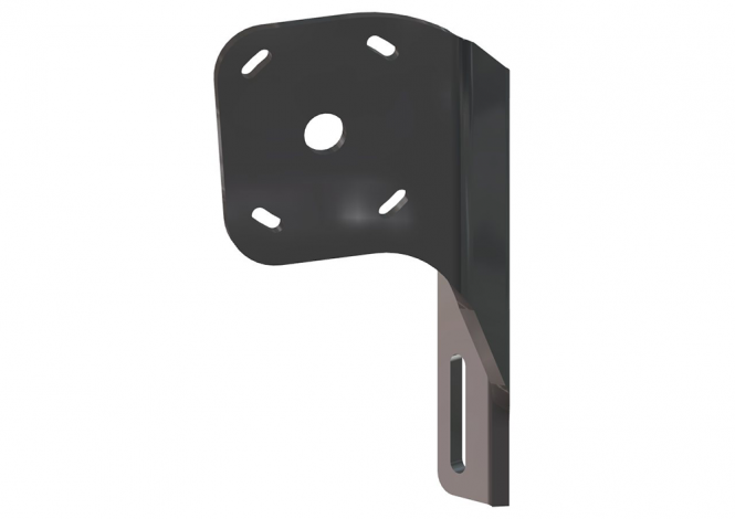 Side Mount to Jackplate Negative 2 inch Aft Setback 6 inch Rise Port Side Black