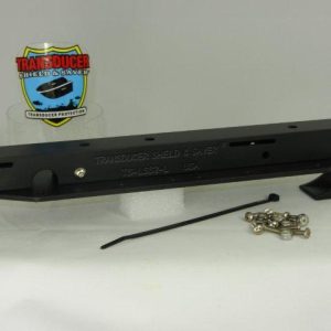 Shield for Lowrance LSS2 Structure Scan Transducer on Jack Plate