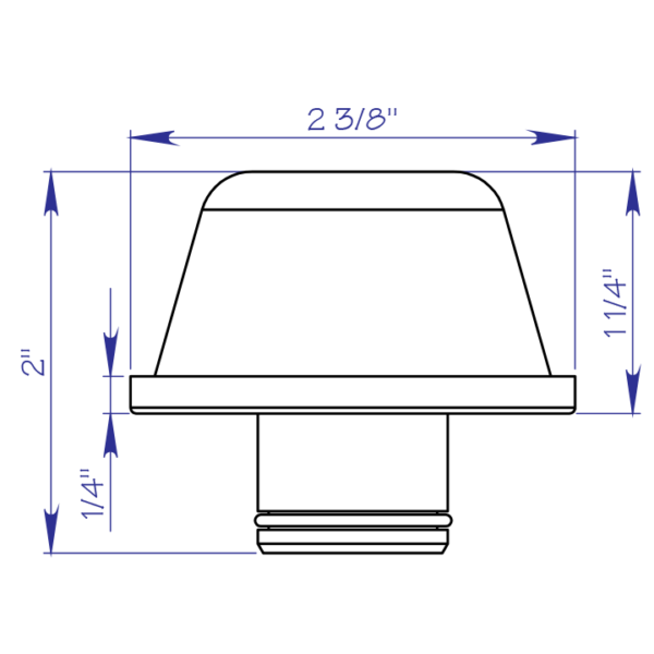 1-1/8″ Strainer Snap-In - Image 2