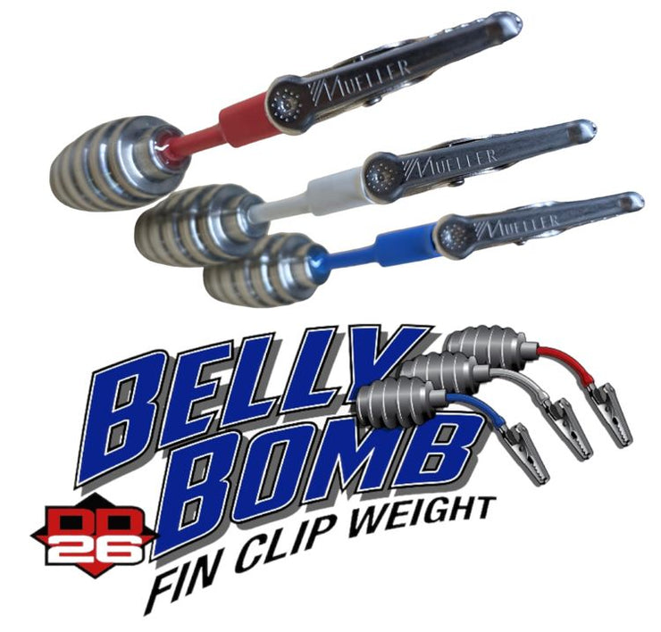 Belly Bomb Fin Clip Weight 1.50 ounce (3 pack)