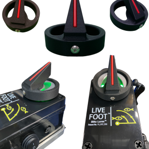 Raised and Angled Live Foot Indicator