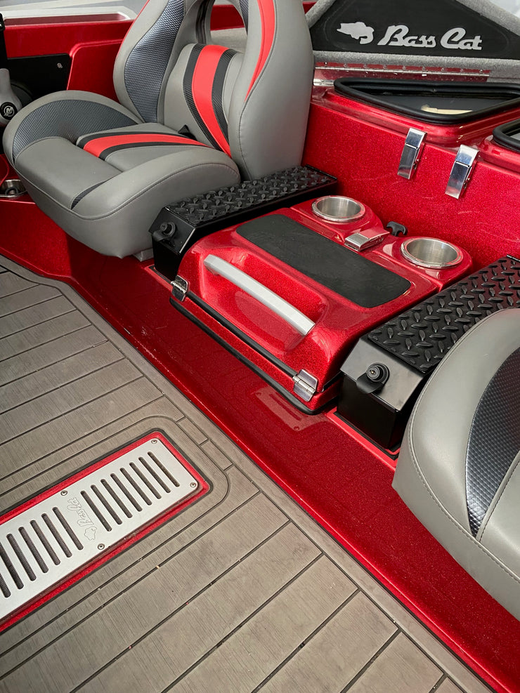 Step And Glove Box Combo For Bass Cat Puma STS Models With Existing Fiberglass Step Box