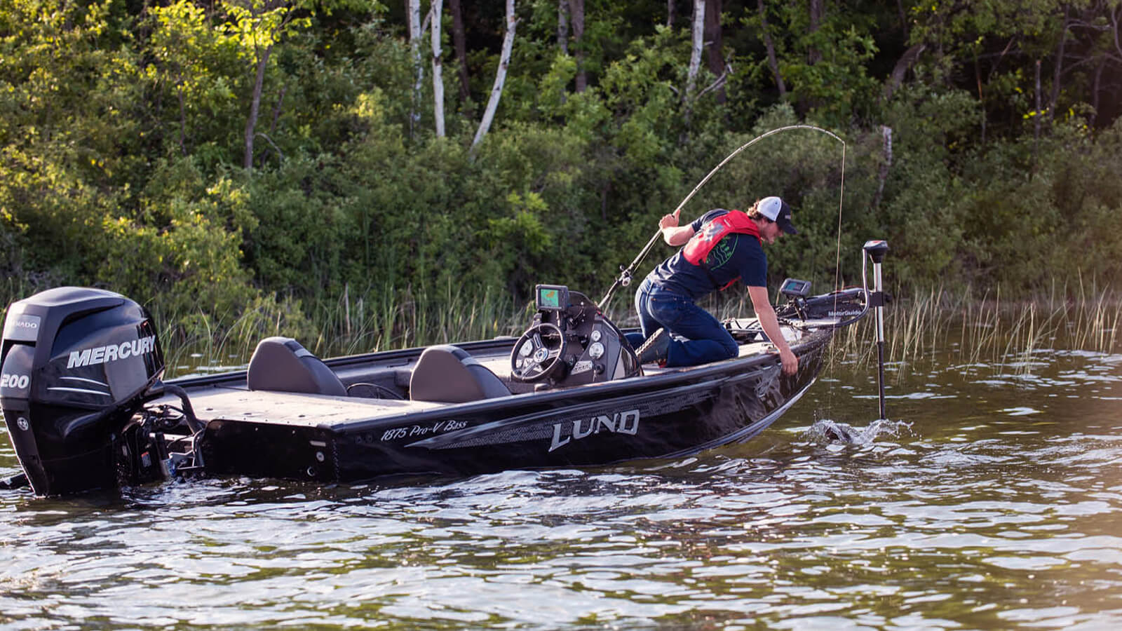 Lowrance electronics action shot 3