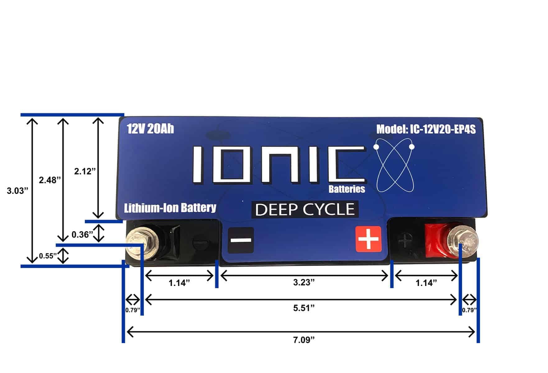 12V 20Ah Deep Cycle Battery With Bluetooth - Image 7