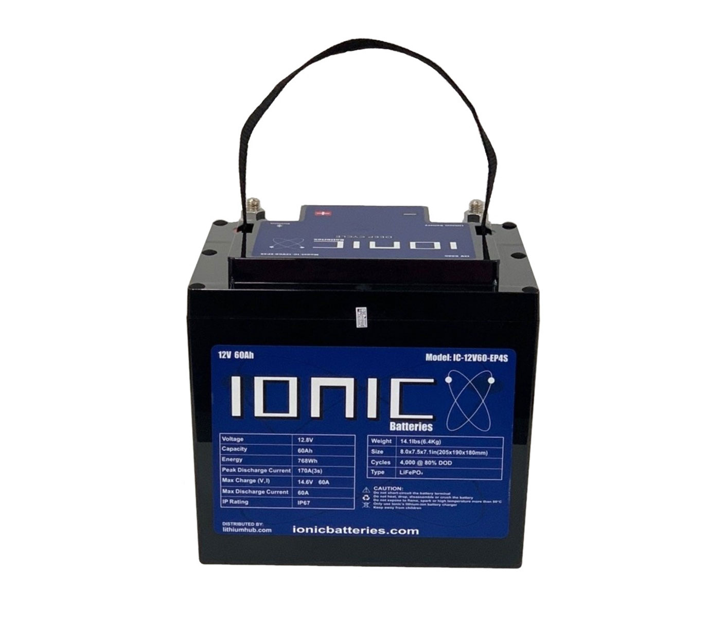 12V 60Ah Deep Cycle Battery With Bluetooth - Image 4