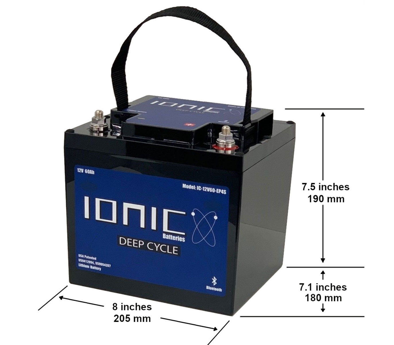 12V 60Ah Deep Cycle Battery With Bluetooth - Image 6