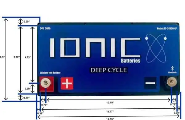 24V 50Ah Deep Cycle Battery With Bluetooth - Image 7