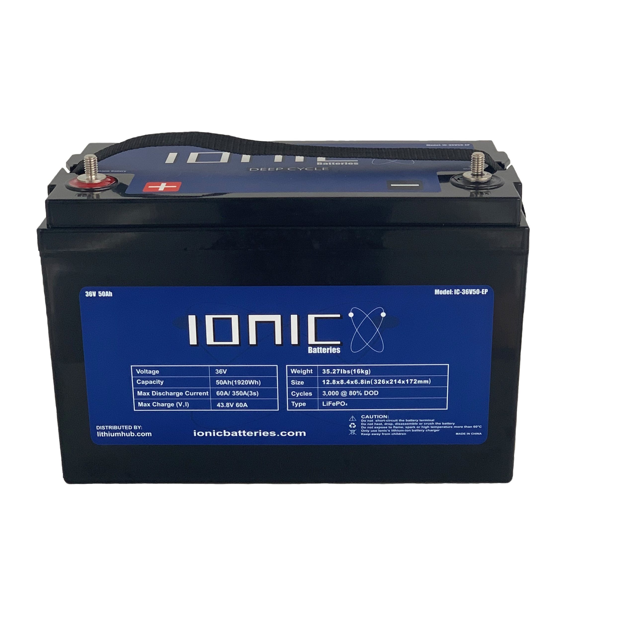 36V 50Ah Deep Cycle Battery With Bluetooth - Image 4